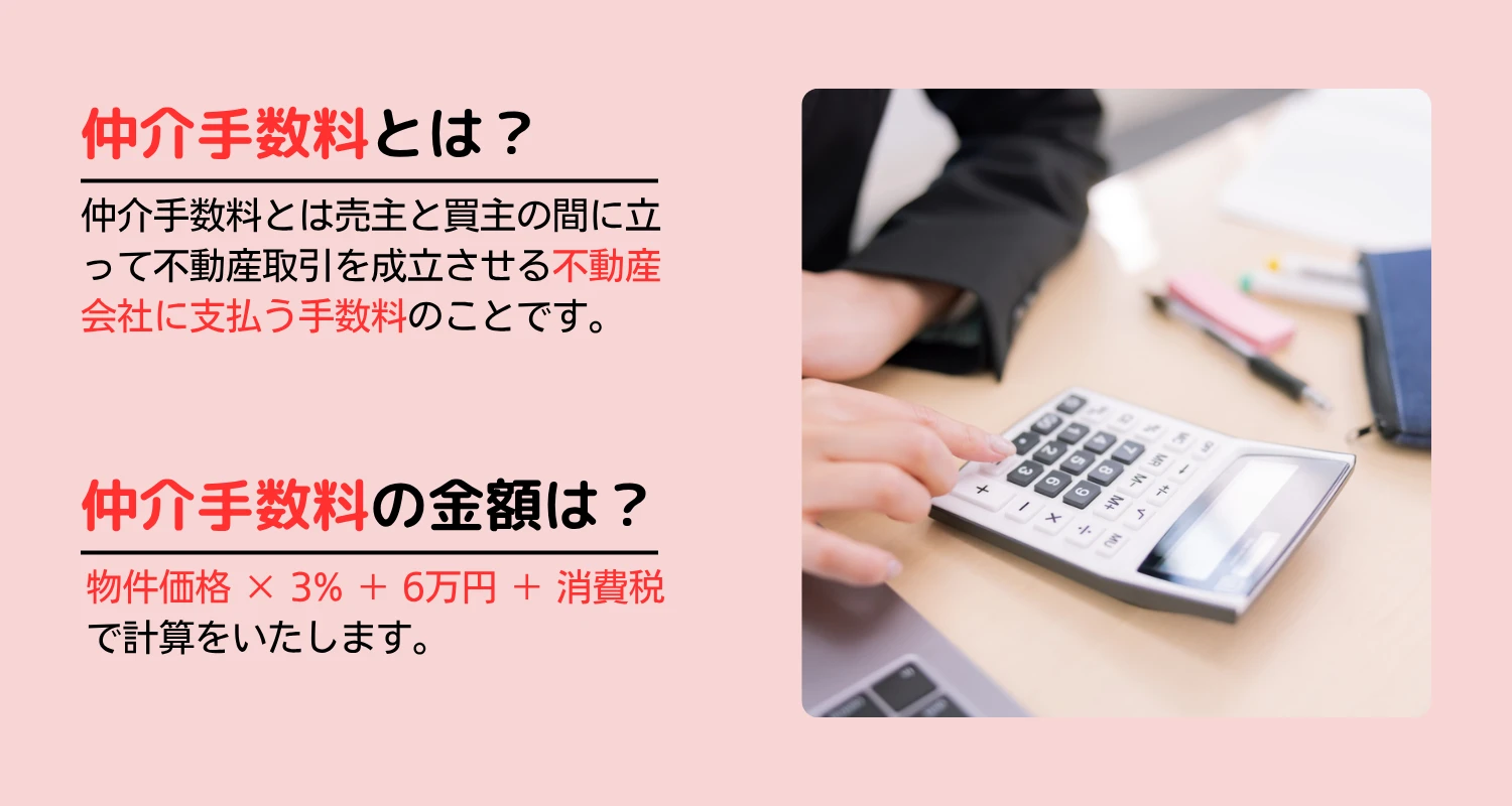 仲介手数料について解説する説明画像