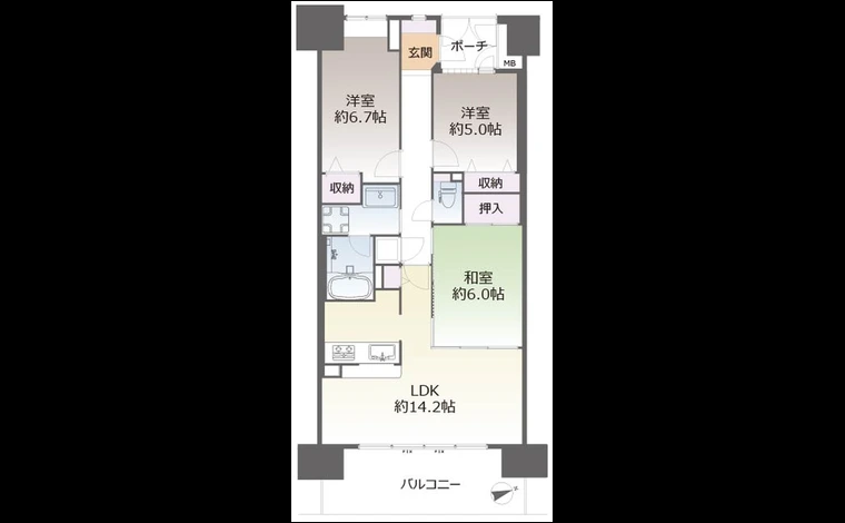 リバティパーク枚方Ｆ棟 509号室