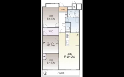 高見セントラルスクエア３１ 間取り図（仲介手数料無料）