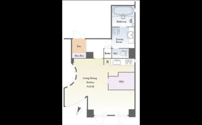 シティライフ京町堀 間取り図（仲介手数料無料）