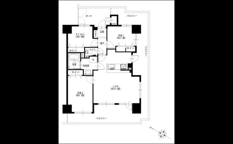 ペルル加島Ⅱ 506号室