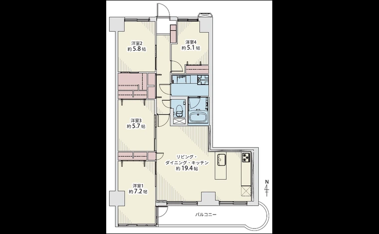 グランドメゾン靭 404号室