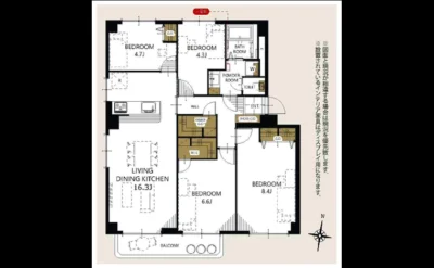 ＯＴＣ第１ハイツ 間取り図1（仲介手数料無料）