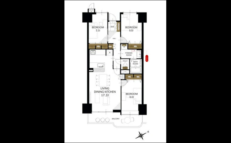 エンゼルハイムリバーサイド高槻 209号室