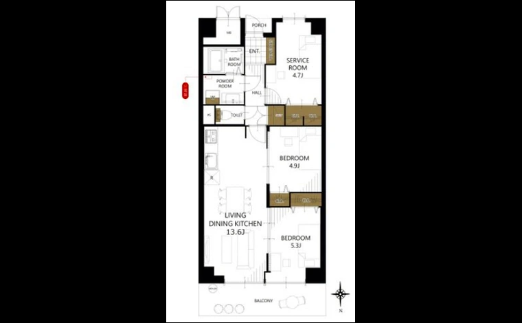 メロディーハイム大日 1005号室