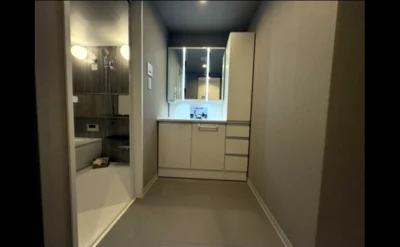 ネバーランドシエル箕面 洗面所1