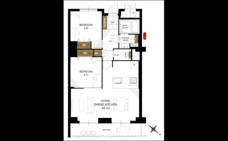 メゾン枚方岡山手 409号室