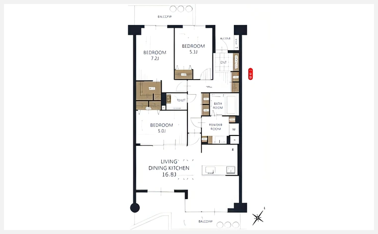 光明池アーバンライフ 707号室