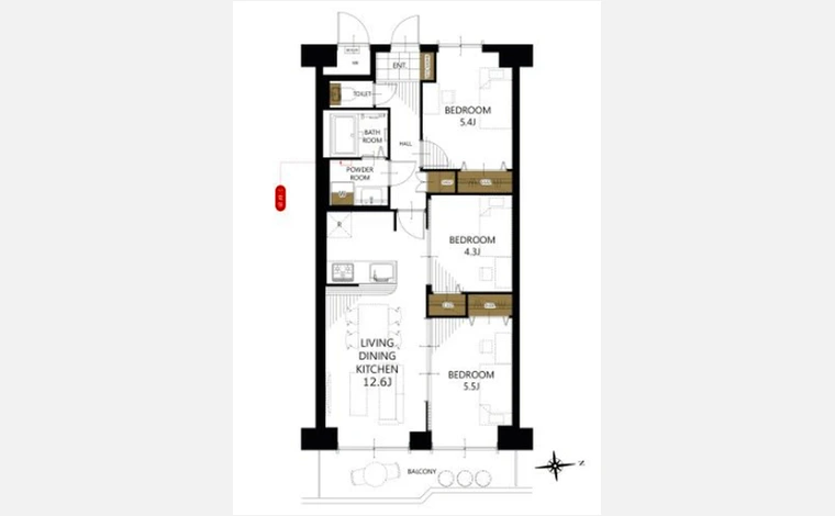 八尾山本レックスマンション 628号室