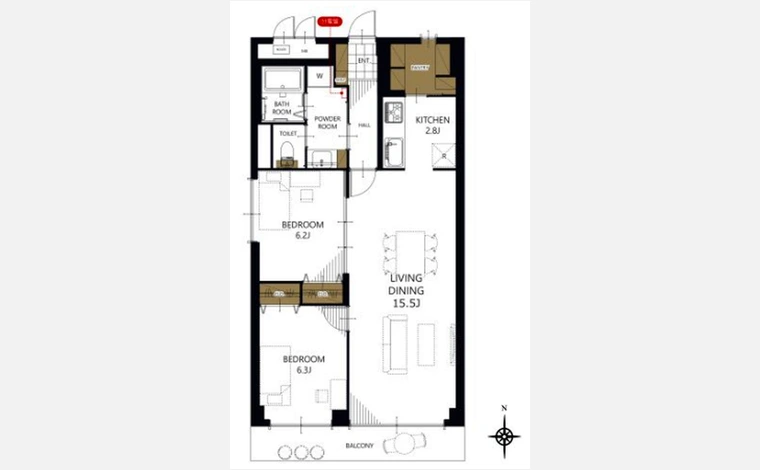 財形第３新大阪ハイツ 402号室