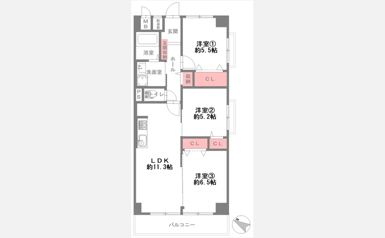 チサンマンション高槻 207号室