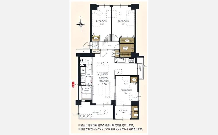 佃コーポ３号棟 508号室