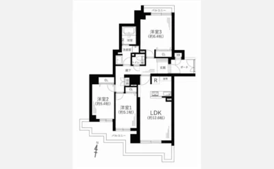 グランドメゾン小阪 間取り図1（仲介手数料無料）