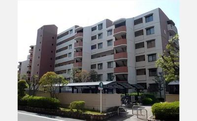 白川高層住宅8号棟　外観1