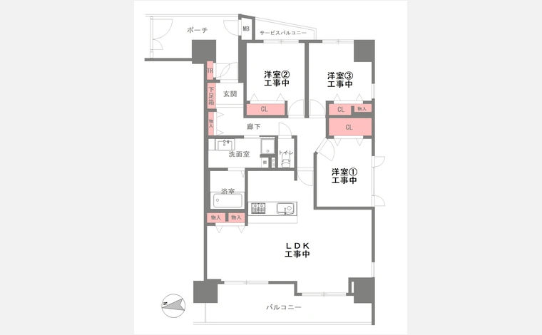 メロディーハイム鶴見パークオアシス 204号室