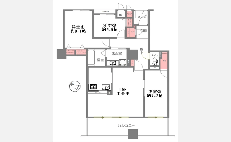 キングスクエアランドレックスＣ棟 3905号室