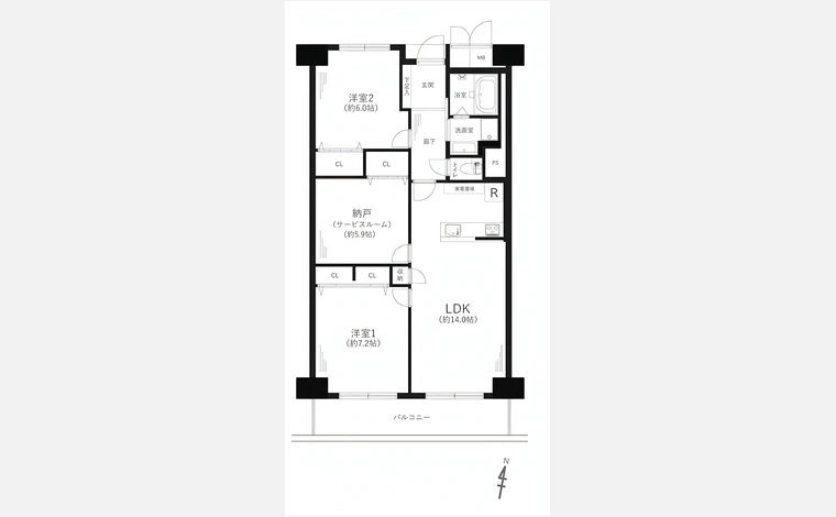 三陽ハイツ都島 916号室