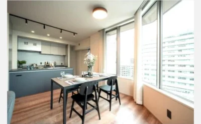 ザ・上本町タワー リビング1