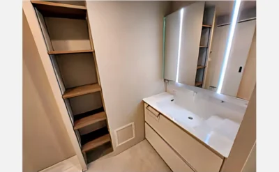 カルム四天王寺夕陽ヶ丘 洗面所1