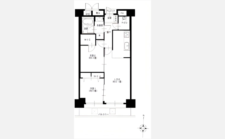 アステルコート新町 202号室