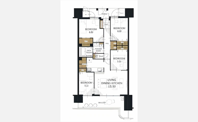 ディーレスティア堺・光明池 502号室