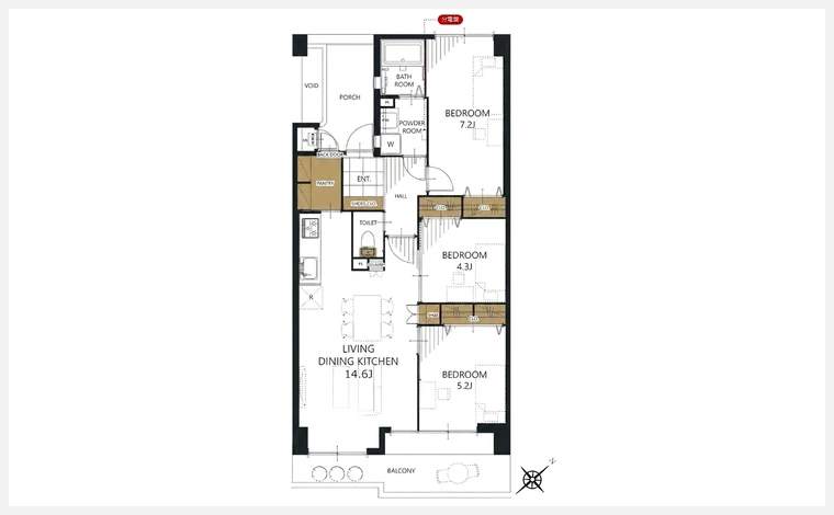 メゾンドール堺 705号室
