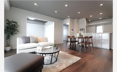 クレール八戸ノ里ソレイユ 1203号室のリビング1