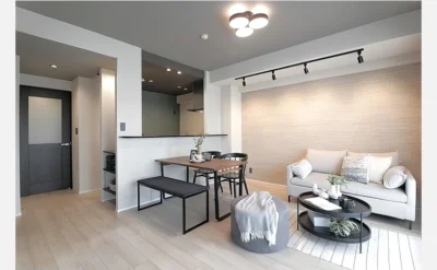 ファミール深江橋デュオ 801号室のリビング1