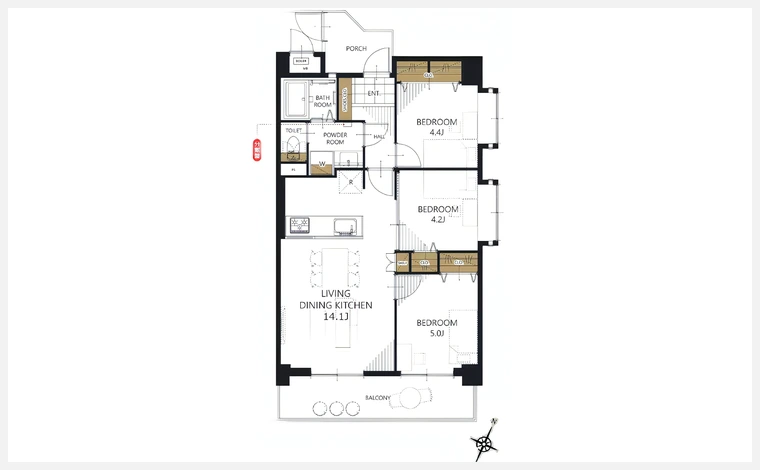 藤和シティコープ市岡 504号室